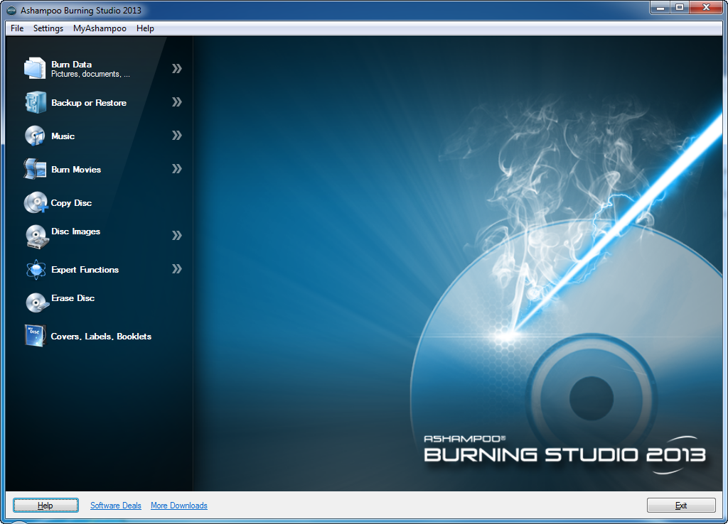 Ashampoo Burning Studio 2013 - 光盘刻录软件