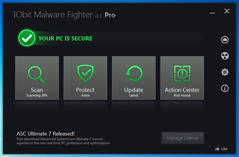 Iobit Malware Fighter 6.6key