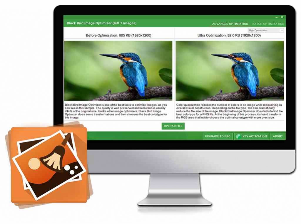 Black Bird Image Optimizer PRO (100% discount) | SharewareOnSale
