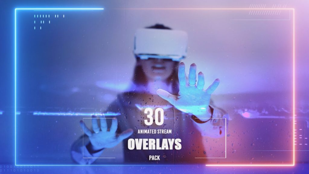 30 Animated Stream Video Overlays (100% discount)