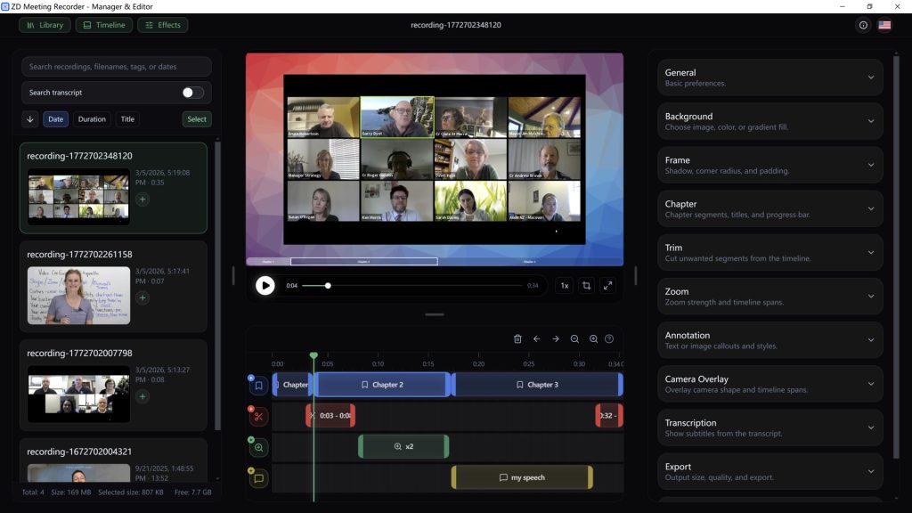 ZD Meeting Recorder (100% discount)